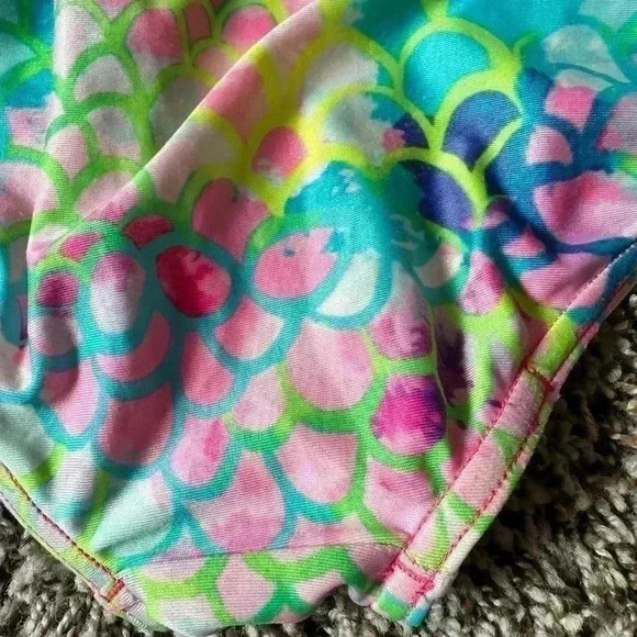 Girls Speedo Mermaid Blue, Green, Pink & Purple One Piece Swimsuit - Size L - Picture 3 of 5
